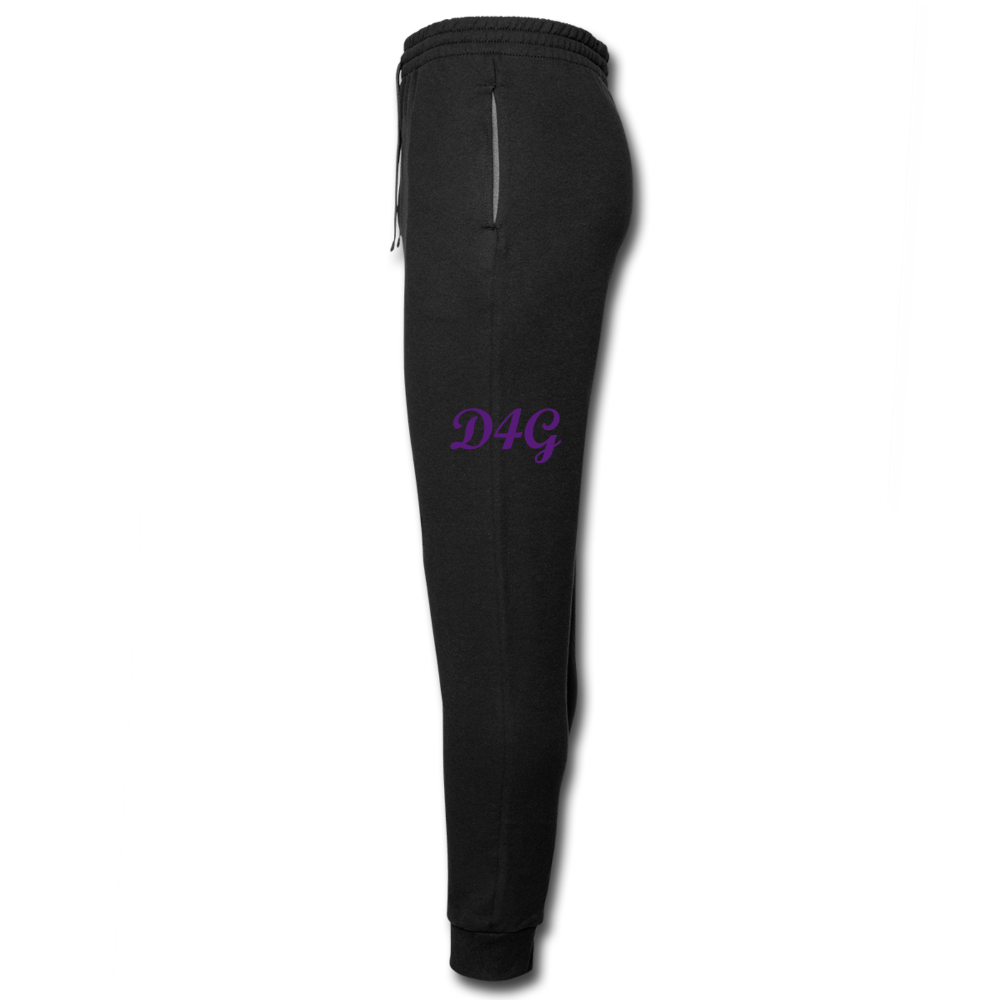 Purple D4G Joggers (Charcoal grey joggers) - black/asphalt