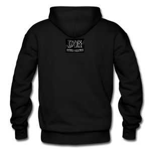 Black & White I AM Adult Hoodie - black