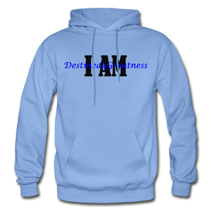 Royal Blue I AM Adult Hoodie - carolina blue