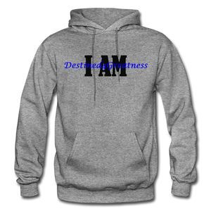 Royal Blue I AM Adult Hoodie - graphite heather