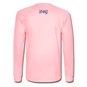 Royal Blue I AM Long Sleeve T-Shirt - pink