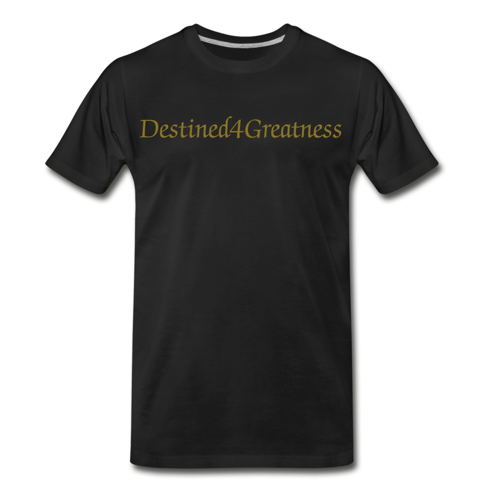 Men's Metallic Gold D4G T-Shirt - black