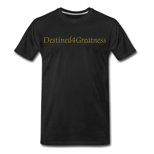 Men's Metallic Gold D4G T-Shirt - black