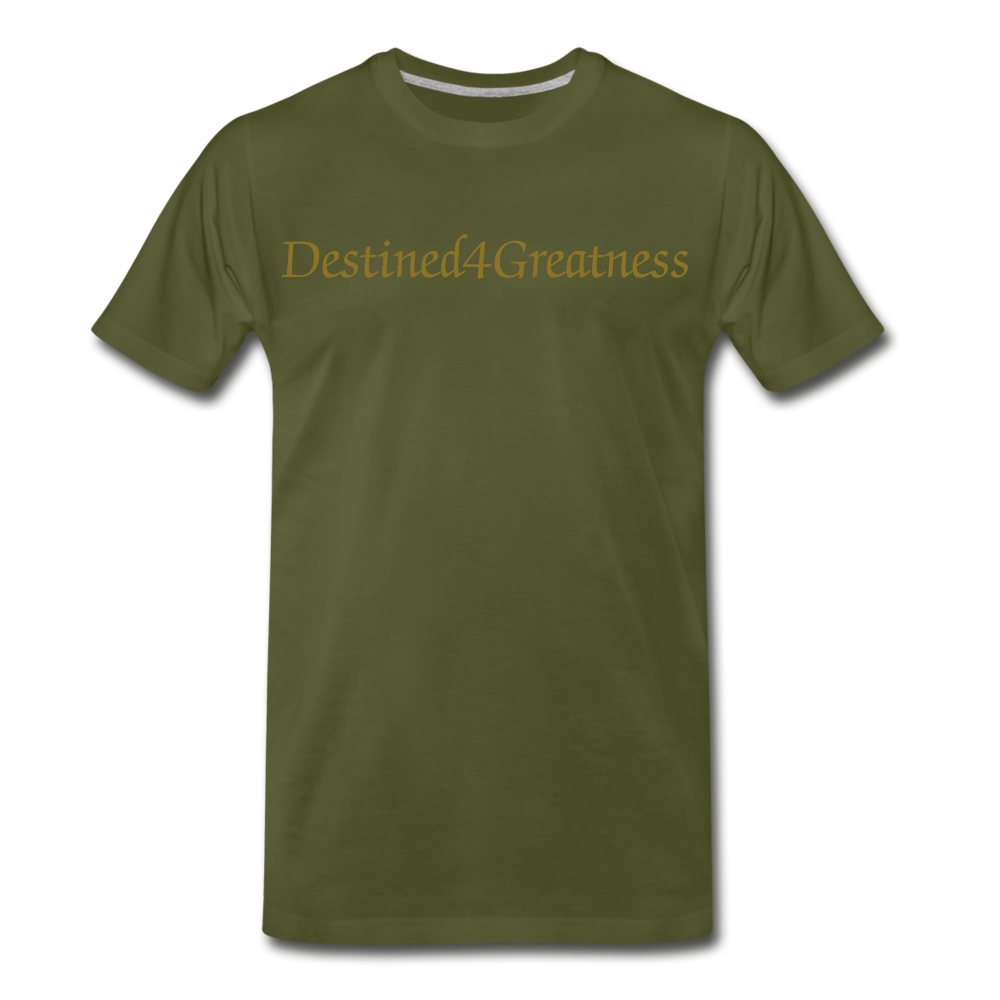 Men's Metallic Gold D4G T-Shirt - olive green