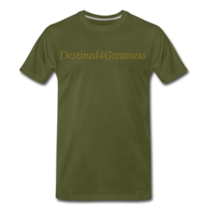 Men's Metallic Gold D4G T-Shirt - olive green