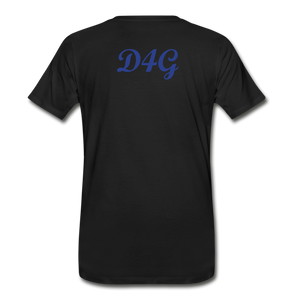 Men's Royal Blue D4G T-Shirt - black