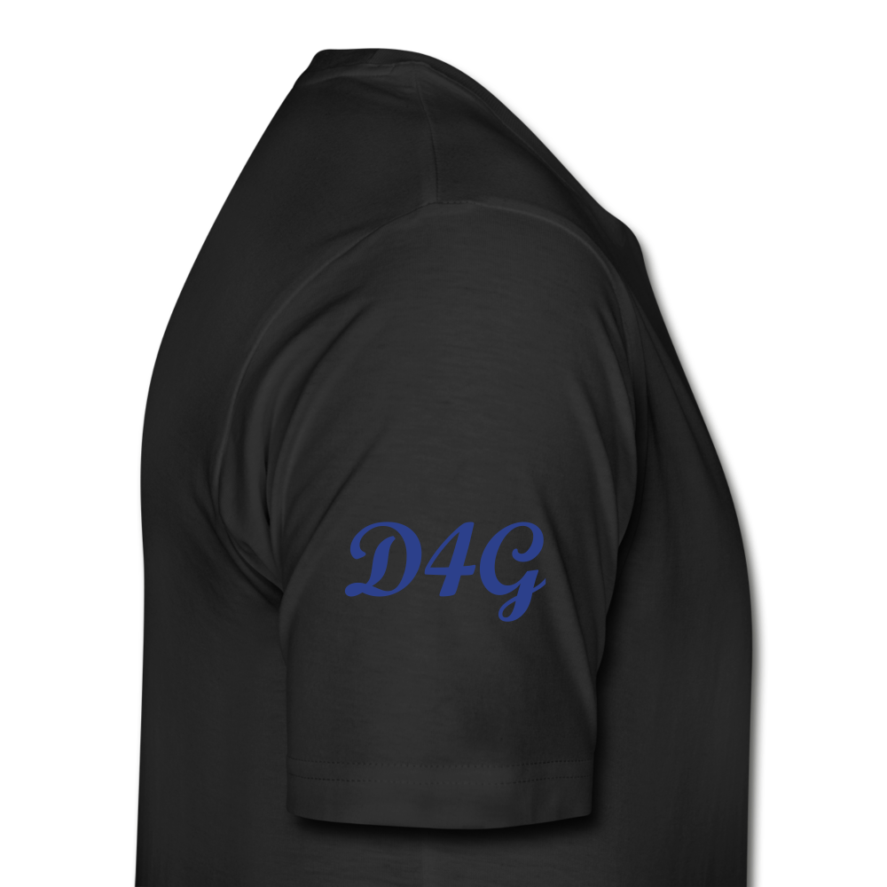 Men's Royal Blue D4G T-Shirt - black