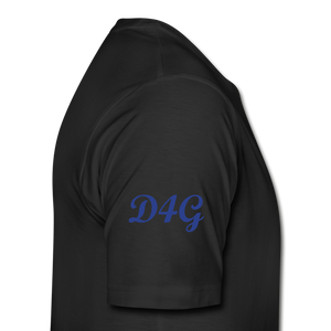 Men's Royal Blue D4G T-Shirt - black