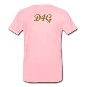 Men's Gold Greatness D4G T-Shirt - pink