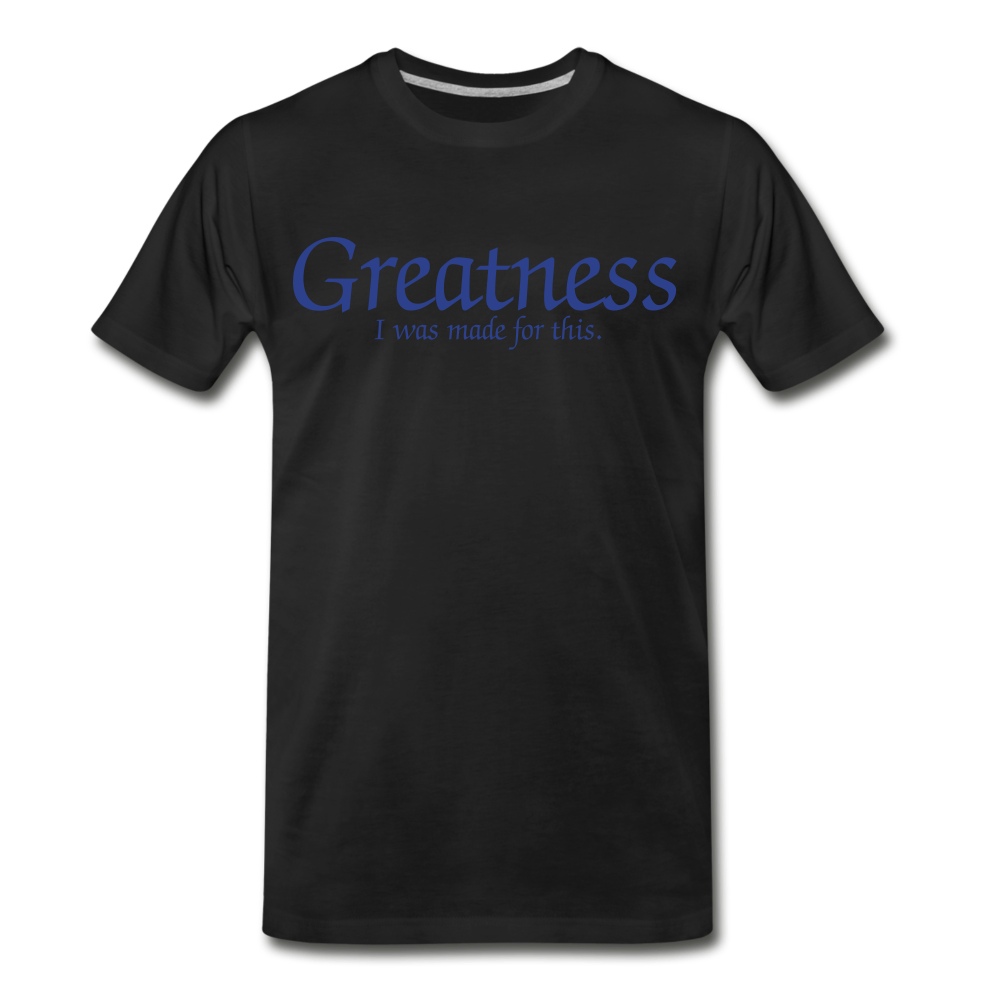 Men's Royal Blue Greatness D4G T-Shirt - black