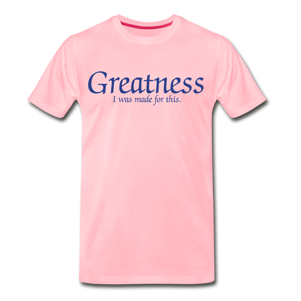 Men's Royal Blue Greatness D4G T-Shirt - pink