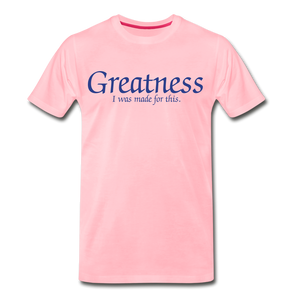 Men's Royal Blue Greatness D4G T-Shirt - pink