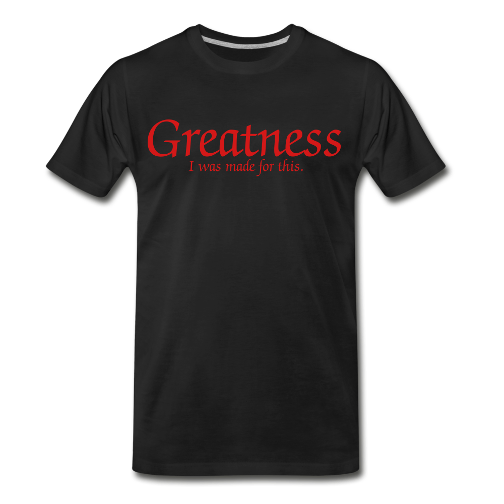 Men's Red Greatness D4G T-Shirt - black