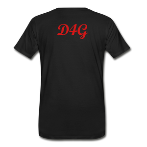 Men's Red Greatness D4G T-Shirt - black