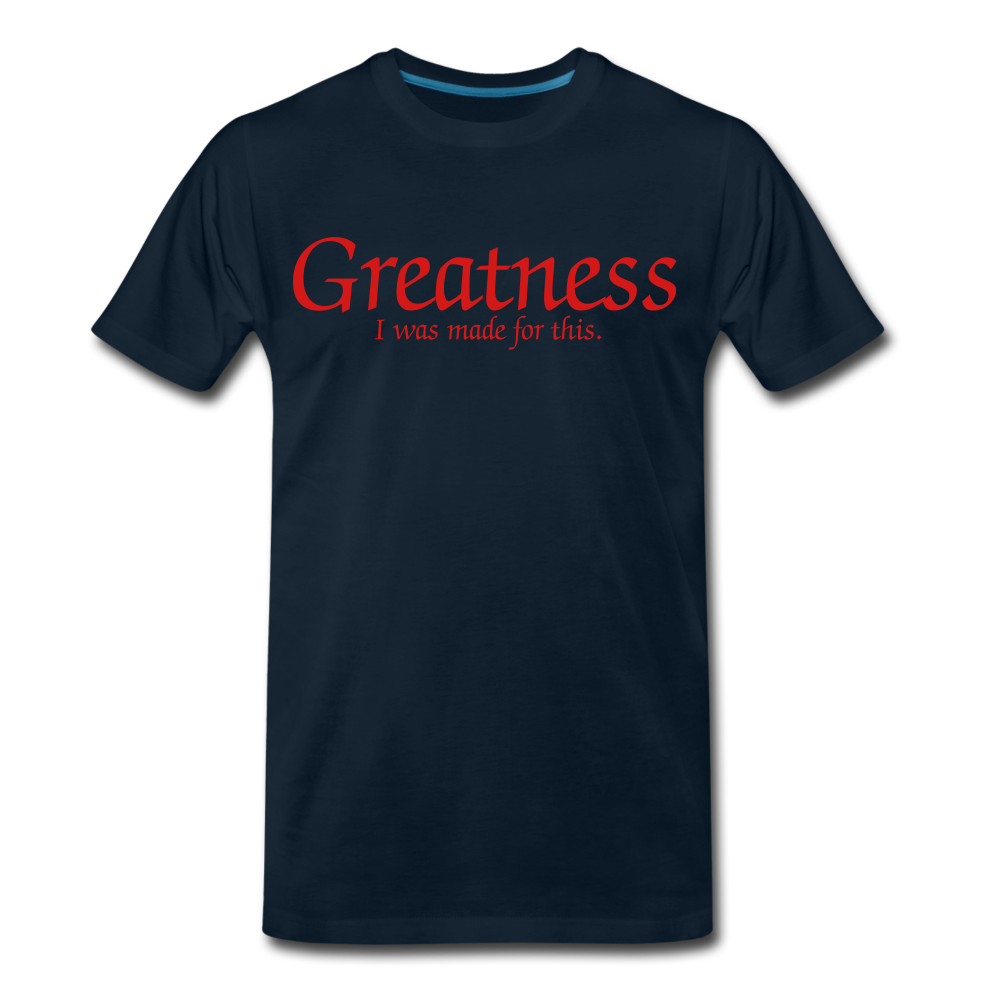 Men's Red Greatness D4G T-Shirt - deep navy