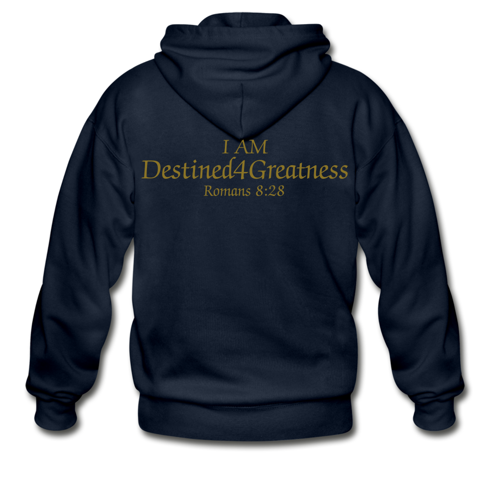 GOLD IAM D4G Zip Hoodie - navy