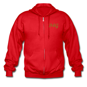 GOLD IAM D4G Zip Hoodie - red