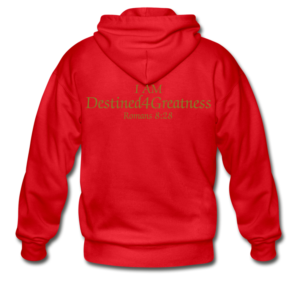 GOLD IAM D4G Zip Hoodie - red