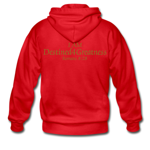 GOLD IAM D4G Zip Hoodie - red