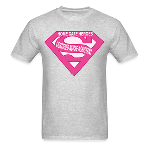 C.N.A Home Care Heroes (Pink) - heather gray