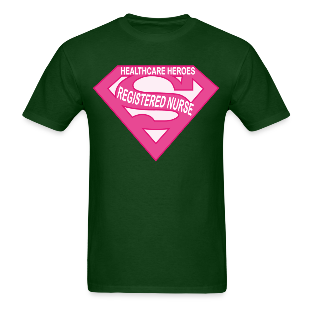 RN Healthcare Heroes (Pink) - forest green