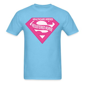 RN Healthcare Heroes (Pink) - aquatic blue