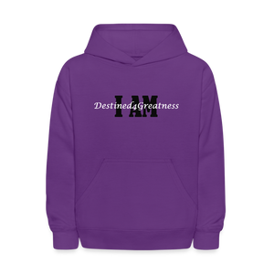 Youth IAM D4G Hoodie - purple