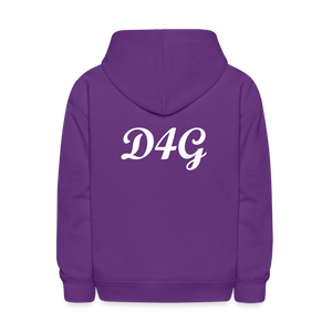 Youth IAM D4G Hoodie - purple