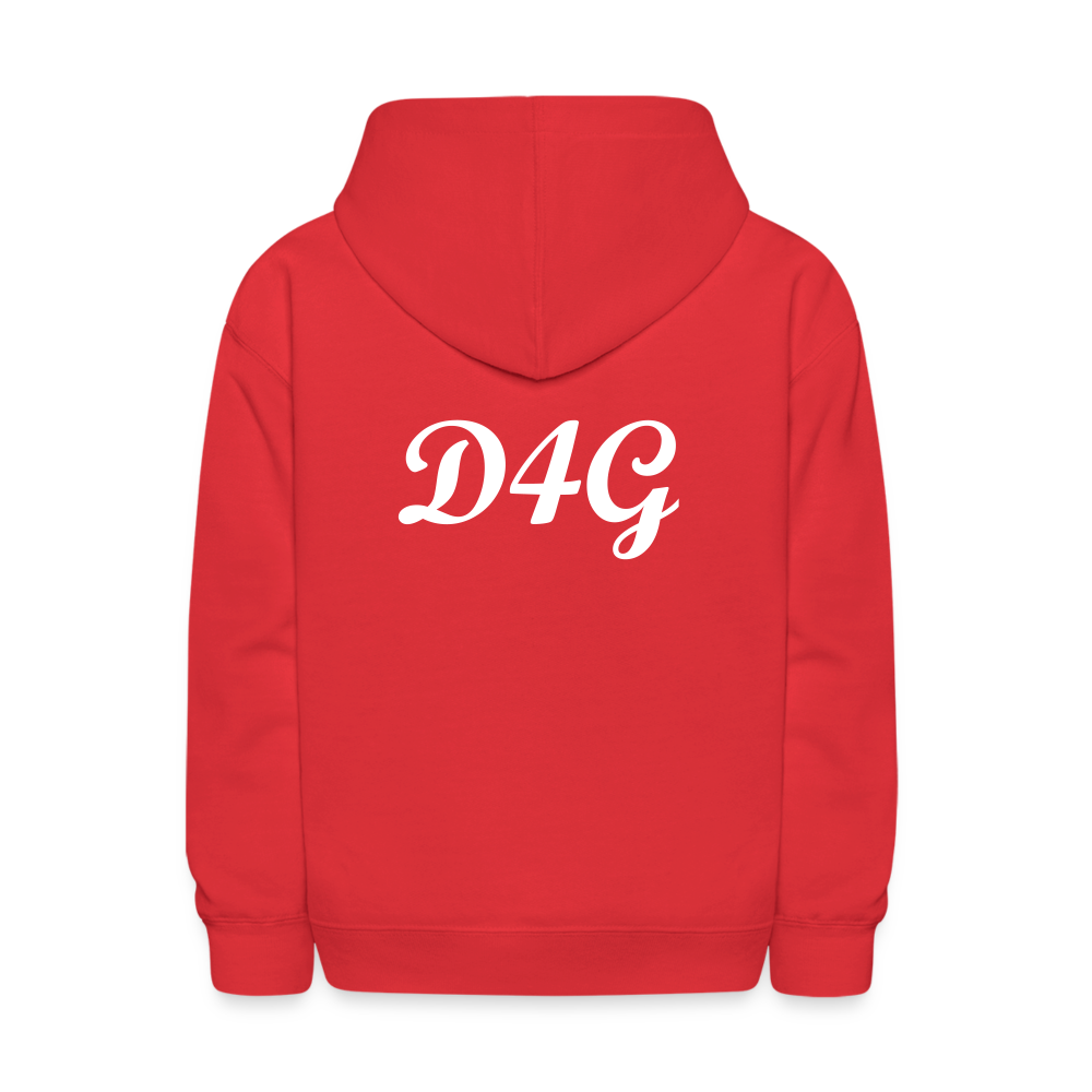 Youth IAM D4G Hoodie - red