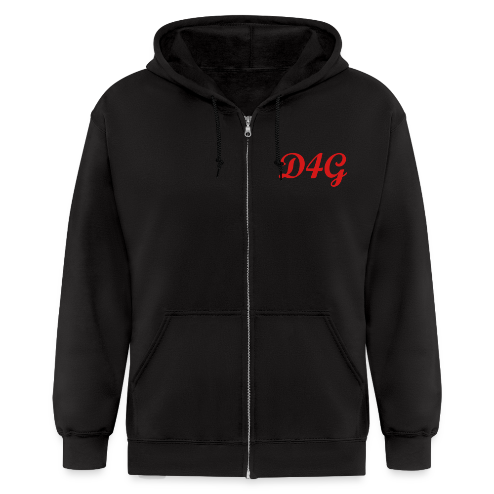 Men's D4G Zip Hoodie - black