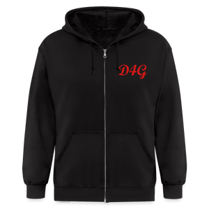 Men's D4G Zip Hoodie - black