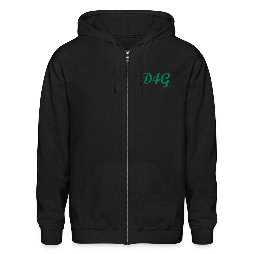 Green IAM D4G Zip Hoodie - black