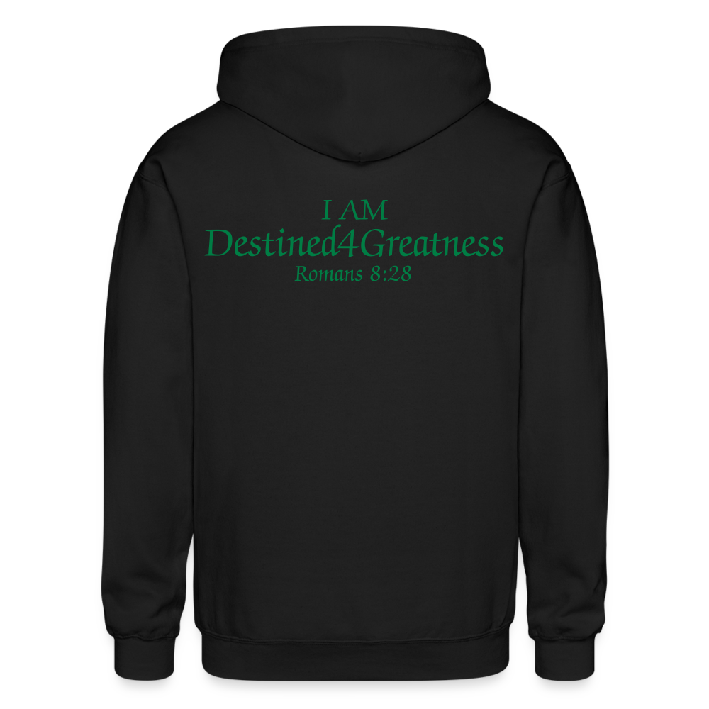 Green IAM D4G Zip Hoodie - black