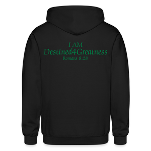 Green IAM D4G Zip Hoodie - black