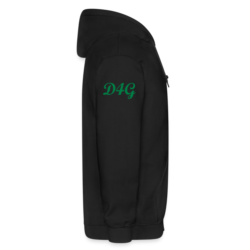 Green IAM D4G Zip Hoodie - black