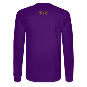 Unisex Gold D4G Long Sleeve T-Shirt - purple