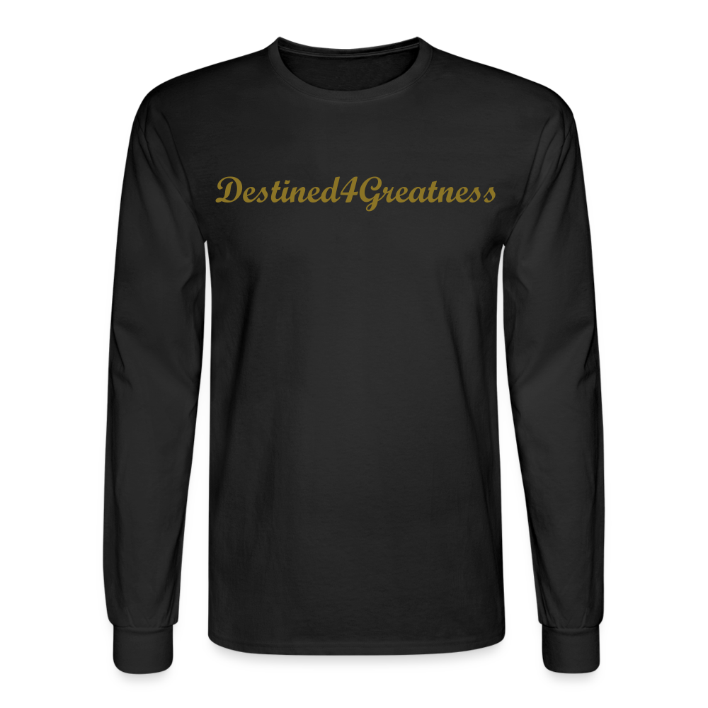 Unisex Gold D4G Long Sleeve T-Shirt - black