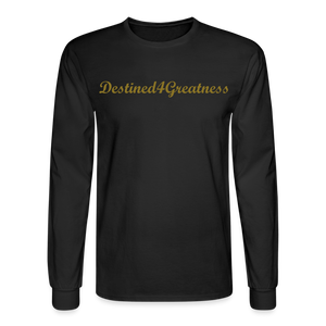 Unisex Gold D4G Long Sleeve T-Shirt - black