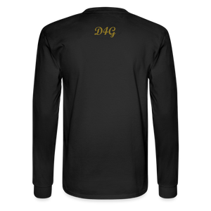 Unisex Gold D4G Long Sleeve T-Shirt - black