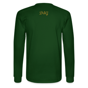 Unisex Gold D4G Long Sleeve T-Shirt - forest green