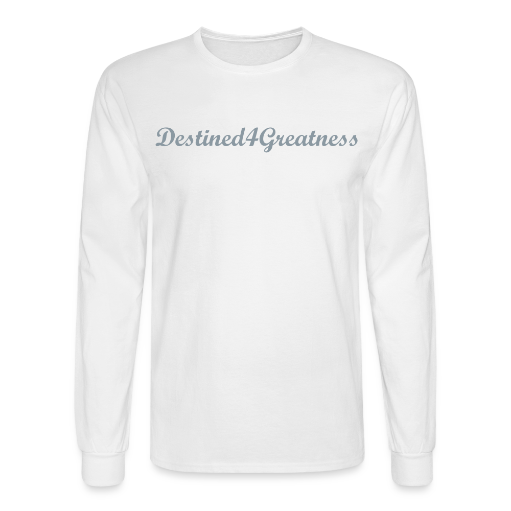 Unisex Silver D4G Long Sleeve T-Shirt - white