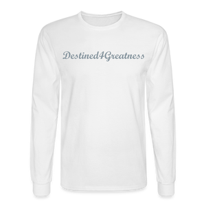 Unisex Silver D4G Long Sleeve T-Shirt - white