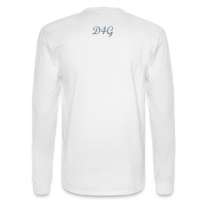 Unisex Silver D4G Long Sleeve T-Shirt - white