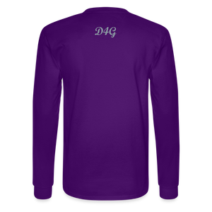 Unisex Silver D4G Long Sleeve T-Shirt - purple