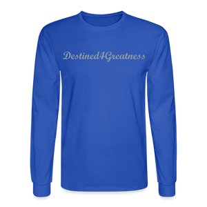 Unisex Silver D4G Long Sleeve T-Shirt - royal blue