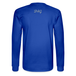 Unisex Silver D4G Long Sleeve T-Shirt - royal blue