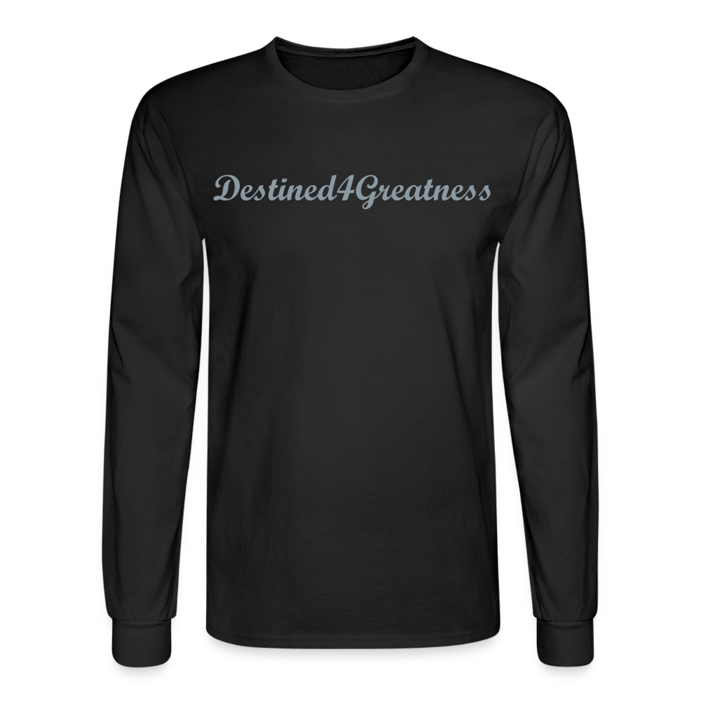 Unisex Silver D4G Long Sleeve T-Shirt - black