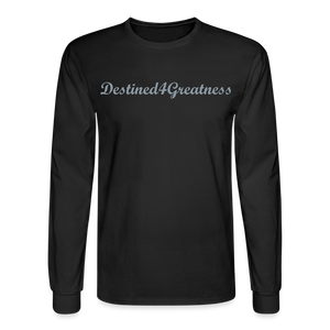 Unisex Silver D4G Long Sleeve T-Shirt - black