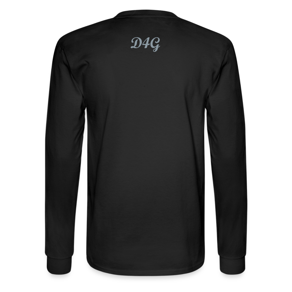 Unisex Silver D4G Long Sleeve T-Shirt - black