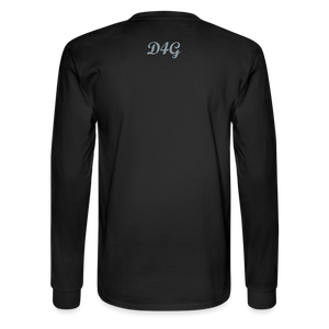 Unisex Silver D4G Long Sleeve T-Shirt - black